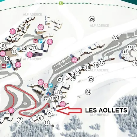 Appartamento Résidence Les Aollets - Beau 3 Pièces - Résidence Les Aollets - Plagne Villages Mae-6084